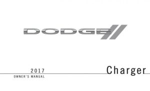 2017 Dodge Charger Bedienungsanleitung