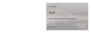 2018 GMC Yukon XL Bedienungsanleitung