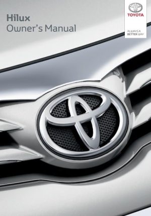 2023 Toyota Hilux Bedienungsanleitung
